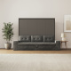 SMARTBett 160x200 Schrankbett Horizontal M2 (Tiefe 55cm) Anthrazit inkl.SOFA