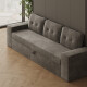 SMARTBett 160x200 Schrankbett Horizontal M2 (Tiefe 55cm) Anthrazit inkl.SOFA