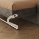 SMARTBett 160x200 Schrankbett Horizontal M2 (Tiefe 55cm) Anthrazit inkl.SOFA