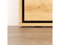 SMARTBett 160x200 Wall Bed Horizontal M2 (Depth 55cm) Wild Oak incl. SOFA