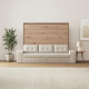 SMARTBett 160x200 Wall Bed Horizontal M2 (Depth 55cm) Wild Oak incl. SOFA