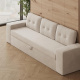 SMARTBett 160x200 Wall Bed Horizontal M2 (Depth 55cm) Wild Oak incl. SOFA