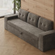 SMARTBett 160x200 Wall Bed Horizontal M2 (Depth 55cm) Wild Oak incl. SOFA