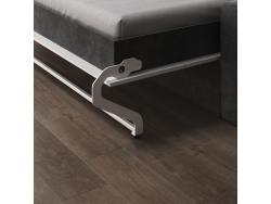 SMARTBett 140x200 Schrankbett Horizontal M2 (Tiefe 55cm) WEISS inkl.SOFA