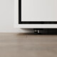 SMARTBett 140x200 Schrankbett Horizontal M2 (Tiefe 55cm) WEISS inkl.SOFA Sandgrau Armlehnen 26 cm