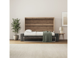 SMARTBett 140x200 Schrankbett Horizontal M2 (Tiefe 55cm)...