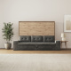 SMARTBett 140x200 Schrankbett Horizontal M2 (Tiefe 55cm) Wildeiche inkl.SOFA