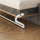 SMARTBett 140x200 Murphy Bed Horizontal M2 (Depth 55cm) Wild Oak  incl. SOFA Anthracite Armrests 11 cm