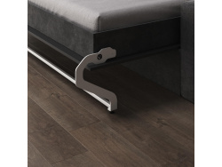 SMARTBett 140x200 Schrankbett Horizontal M2 (Tiefe 55cm) Anthrazit inkl.SOFA