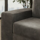 SMARTBett 140x200 Wall Bed Horizontal M2 (Depth 55cm) Anthrazit incl. SOFA
