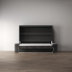 SMARTBett 140x200 Schrankbett Horizontal M2 (Tiefe 55cm) Anthrazit inkl.SOFA