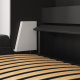 SMARTBett 140x200 Schrankbett Horizontal M2 (Tiefe 55cm) Anthrazit inkl.SOFA
