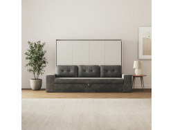 SMARTBett 140x200 Schrankbett Horizontal M2 (Tiefe 55cm)...
