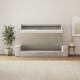SMARTBett 140x200 Wall Bed Horizontal M2 (Depth 55cm) Pearl  Grey withl. SOFA Anthracite