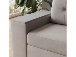 SMARTBett 140x200 Wall Bed Horizontal M2 (Depth 55cm) Roock Green withl. SOFA