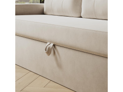 SMARTBett 140x200 Wall Bed Horizontal M2 (Depth 55cm) Roock Green withl. SOFA