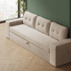 SMARTBett 140x200 Wall Bed Horizontal M2 (Depth 55cm) Roock Green withl. SOFA