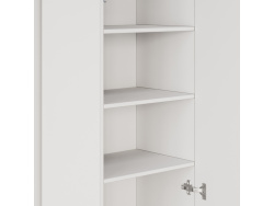 SMARTBett Schrank STA 2.012 mit  1Tür (Tiefe 40cm ) Weiss ohne Zusatzoption Tür Standard