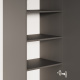 SMARTBett Schrank STA 2.012 mit  1Tür (Tiefe 40cm ) Anthrazit ohne Zusatzoption Tür Standard