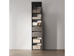 SMARTBett Cabinet STA.2.012  with 1 Door - (Depth 40cm) Anthracite 2x Drawers Door Standard