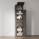 SMARTBett Cabinet STA.2.012  with 1 Door - (Depth 40cm) Anthracite 2x Drawers Door Standard