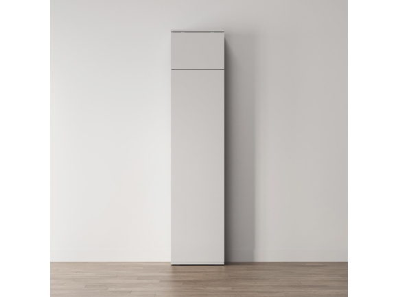 SMARTBett Schrank STA 2.012 mit  1Tür (Tiefe 40cm ) Perlgrau ohne Zusatzoption Tür Standard