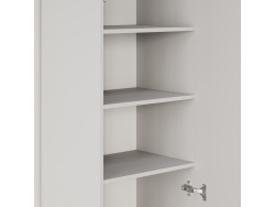 SMARTBett Schrank STA 2.012 mit  1Tür (Tiefe 40cm ) Perlgrau ohne Zusatzoption Tür Standard