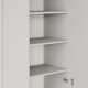 SMARTBett Schrank STA 2.012 mit  1Tür (Tiefe 40cm ) Perlgrau ohne Zusatzoption Tür Standard