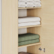 SMARTBett Cabinet STA.2.012  with 1 Door - (Depth 40cm) Kaiserberg Oak without additional Option Door Standard