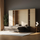SMARTBett Cabinet STA.2.012  with 1 Door - (Depth 40cm) Kaiserberg Oak without additional Option Door Standard