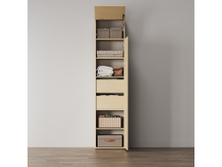 SMARTBett Schrank STA 2.012 mit  1Tür (Tiefe 40cm ) Kaiserberg Eiche 2x Schubladen Tür Standard