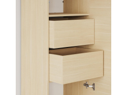 SMARTBett Schrank STA 2.012 mit  1Tür (Tiefe 40cm ) Kaiserberg Eiche 2x Schubladen Tür Standard