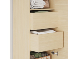 SMARTBett Schrank STA 2.012 mit  1Tür (Tiefe 40cm ) Kaiserberg Eiche 2x Schubladen Tür Standard