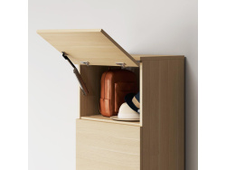 SMARTBett Schrank STA 2.012 mit  1Tür (Tiefe 40cm ) Kaiserberg Eiche 2x Schubladen Tür Standard