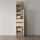 SMARTBett Schrank STA 2.012 mit  1Tür (Tiefe 40cm ) Kaiserberg Eiche 2x Schubladen Tür Standard