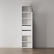 SMARTBett Schrank STA 2.012 mit  1Tür (Tiefe 40cm ) Weiss/Kaiserberg Eiche 2x Schubladen Tür Standard