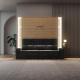 SMARTBett SET Schrankbett M1 140x200 mit Sofa Anthrazit – inkl. Regale & Hochschränke in verschiedenen Farben