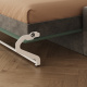 SMARTBett 160x200 Wall Bed Horizontal M2 (Depth 55cm) WHITE incl. SOFA