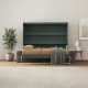 SMARTBett 160x200 Wall Bed Horizontal M2 (Depth 55cm) WHITE incl. SOFA