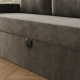SMARTBett 160x200 Wall Bed Horizontal M2 (Depth 55cm) WHITE incl. SOFA