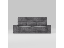 SMARTBett SET Murphy Bed M1 160x200 with Sofa Anthracite – includes Shelves & Tall Cabinets in Various Colors Anthracite