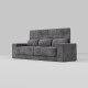 SMARTBett SET Murphy Bed M1 160x200 with Sofa Anthracite – includes Shelves & Tall Cabinets in Various Colors Anthracite