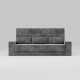 SMARTBett SET Murphy Bed M1 160x200 with Sofa Anthracite – includes Shelves & Tall Cabinets in Various Colors Anthracite
