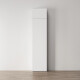 SMARTBett SET Murphy Bed M1 180x200 White incl. Shelves & Tall Cabinets with Sofa Anthracite