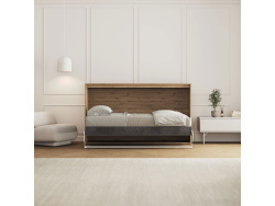 SMARTBett Schrankbett 100x200  Horizontal (M2 55cm Tiefe)