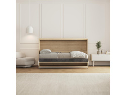 SMARTBett Schrankbett 100x200  Horizontal (M2 55cm Tiefe)