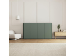 SMARTBett Schrankbett 100x200  Horizontal (M2 55cm Tiefe)