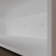 SMARTBett Schrankbett 100x200  Horizontal (M2 55cm Tiefe)  Weiss/Weiss Hochglanz