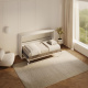 SMARTBett Schrankbett 100x200  Horizontal (M2 55cm Tiefe)  Weiss/Kaiserberg Eiche