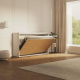 SMARTBett Schrankbett 100x200  Horizontal (M2 55cm Tiefe)  Weiss/Wildeiche